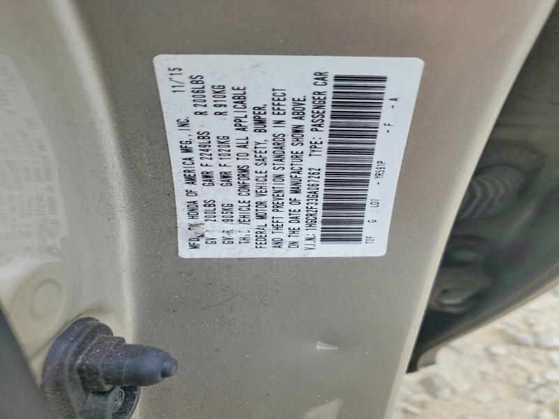 2016 Honda Accord მანქანა იყიდება აუქციონზე, vin: 1HGCR2F33GA067262, აუქციონის ნომერი: 59174976