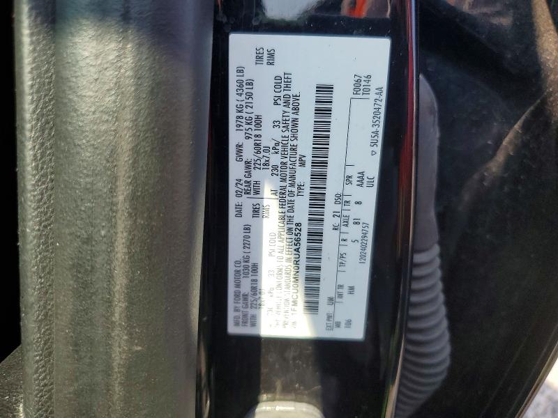 Продажа на аукционе авто 2024 Ford Escape, vin: 1FMCU0MN0RUA56528, номер лота: 62959036