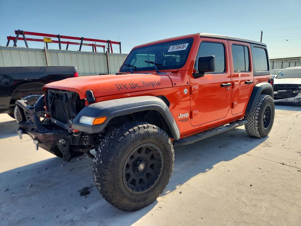 2020 Jeep Wrangler Unlimited მანქანა იყიდება აუქციონზე, vin: 1C4HJXDG8LW212470, აუქციონის ნომერი: 59788436