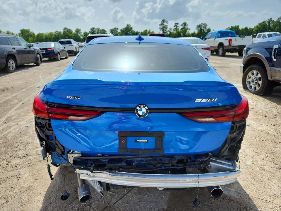 Aukcja sprzedaży 2022 Bmw 228xi, vin: WBA73AK08N7K27666, numer aukcji: 61334496