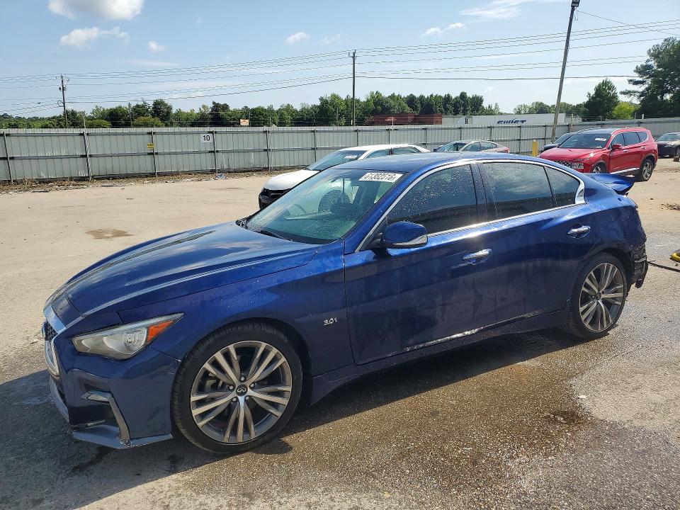 2018 Infiniti Q50 მანქანა იყიდება აუქციონზე, vin: JN1EV7AP1JM590704, აუქციონის ნომერი: 61382516