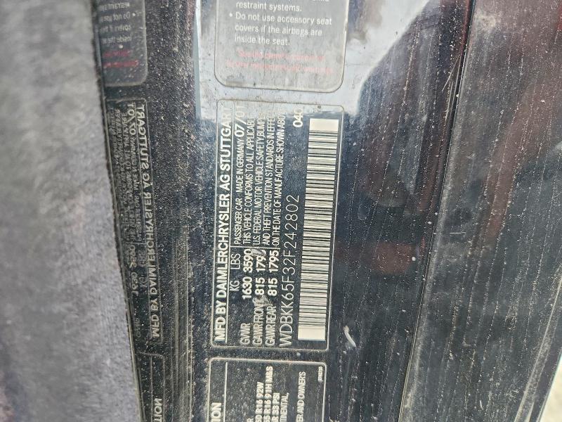 Продажа на аукционе авто 2002 Mercedes-benz Slk, vin: WDBKK65F32F242802, номер лота: 53233816
