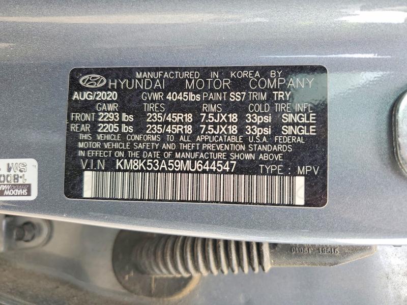 Продажа на аукционе авто 2021 Hyundai Kona, vin: KM8K53A59MU644547, номер лота: 60606266