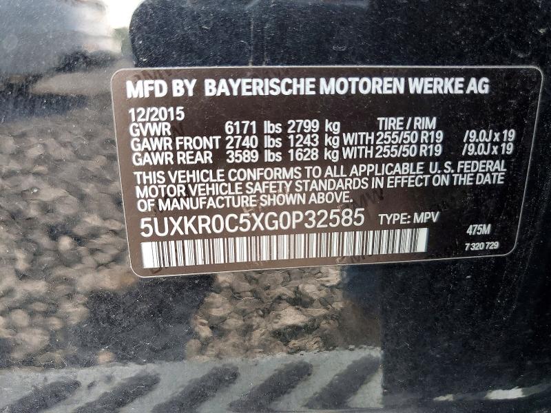Aukcja sprzedaży 2016 Bmw X5, vin: 5UXKR0C5XG0P32585, numer aukcji: 61141266