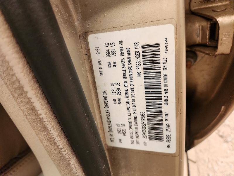 Aukcja sprzedaży 2002 Chrysler Concorde, vin: 2C3AD56G22H120055, numer aukcji: 61341166