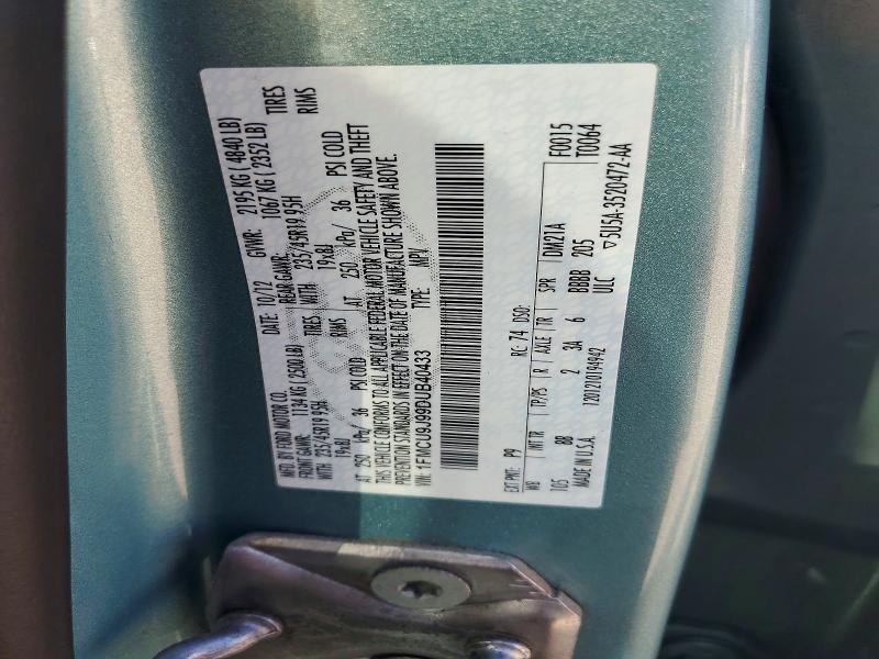 Продажа на аукционе авто 2013 Ford Escape, vin: 1FMCU9J99DUB40433, номер лота: 63257376