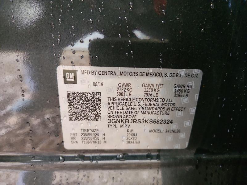 Продаж на аукціоні авто 2019 Chevrolet Blazer, vin: 3GNKBJRS3KS682324, номер лоту: 60763006