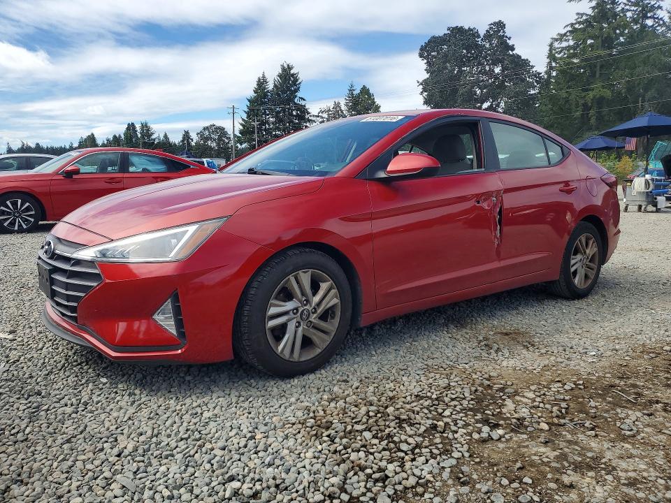 2019 Hyundai Elantra მანქანა იყიდება აუქციონზე, vin: 5NPD84LF3KH443508, აუქციონის ნომერი: 61007016