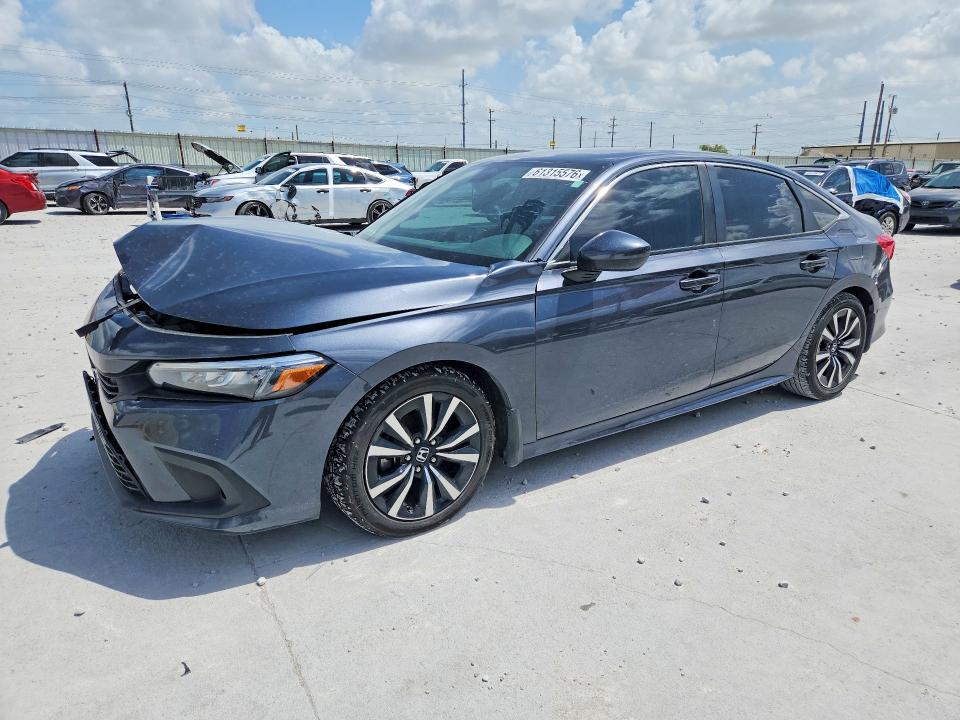 61315576 :رقم المزاد ، 2HGFE1F78NH318796 vin ، 2022 Honda Civic مزاد بيع