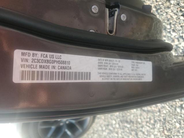 63377476 :رقم المزاد ، 2C3CDXBG0PH508810 vin ، 2023 Dodge Charger مزاد بيع