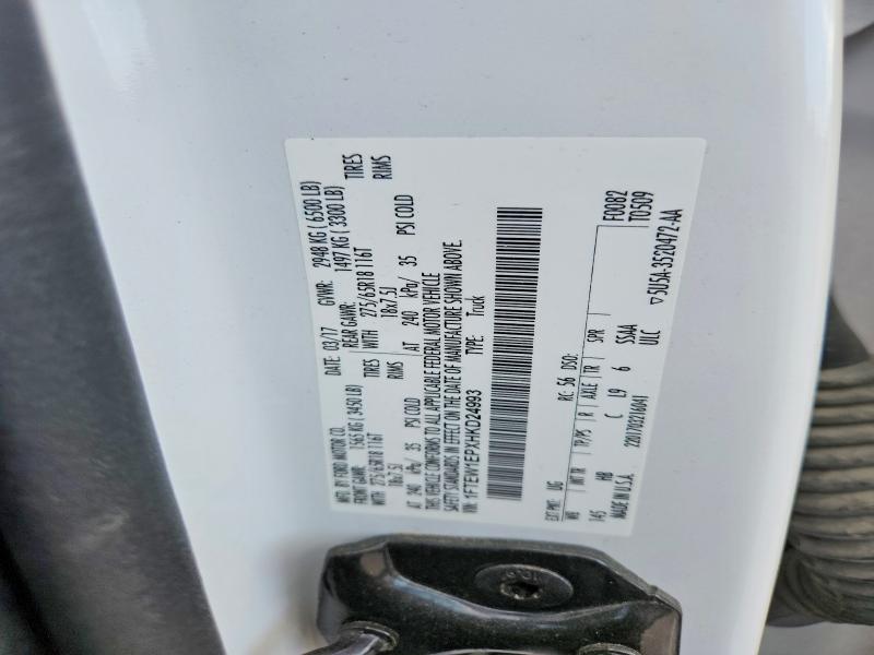 Aukcja sprzedaży 2017 Ford F150, vin: 1FTEW1EPXHKD24993, numer aukcji: 62467486