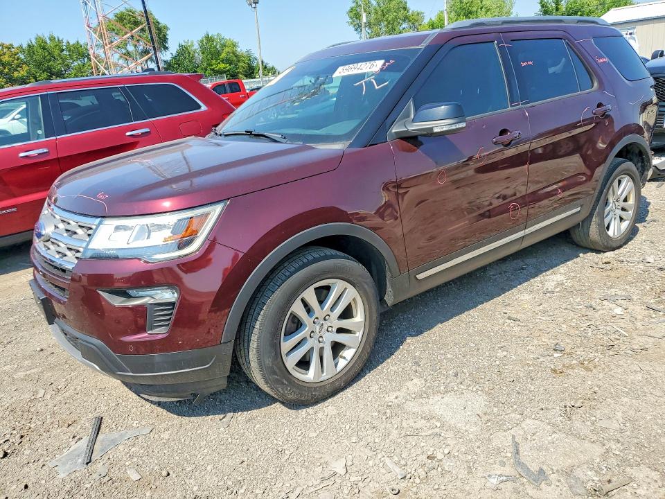 59694276 :رقم المزاد ، 1FM5K8D8XJGC04050 vin ، 2018 Ford Explorer مزاد بيع