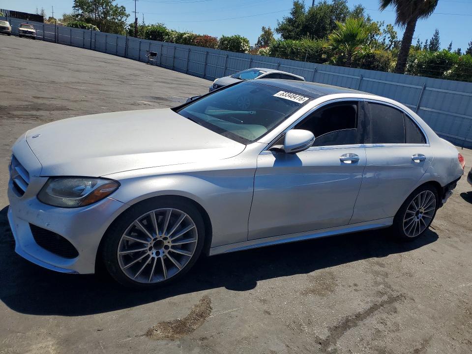2017 Mercedes-benz C მანქანა იყიდება აუქციონზე, vin: 55SWF4JB9HU228378, აუქციონის ნომერი: 63348416