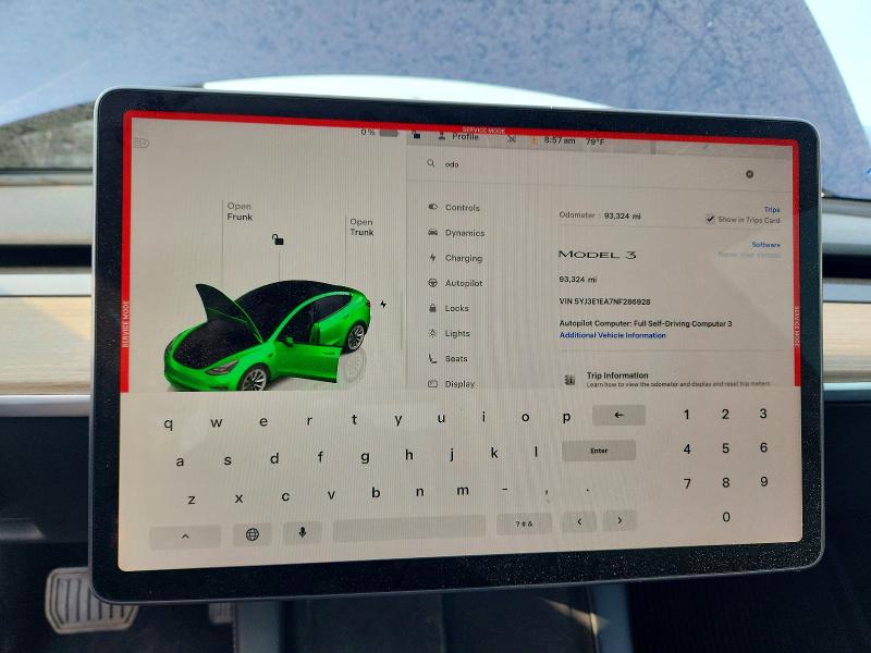 61530466 :رقم المزاد ، 5YJ3E1EA7NF286928 vin ، 2022 Tesla Model 3 مزاد بيع