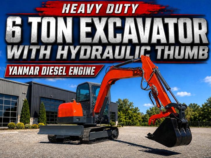 2024 Others 2024 6 Ton Mini Excavator + Hy მანქანა იყიდება აუქციონზე, vin: 38913335, აუქციონის ნომერი: 62579326