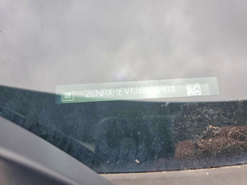 61009096 :رقم المزاد ، 2GNAXHEV1J6300908 vin ، 2018 Chevrolet Equinox مزاد بيع