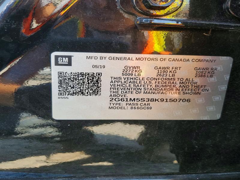 Продаж на аукціоні авто 2019 Cadillac Xts, vin: 2G61M5S38K9150706, номер лоту: 60997406