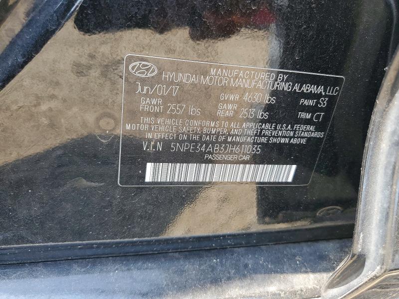 Продажа на аукционе авто 2018 Hyundai Sonata, vin: 5NPE34AB3JH611035, номер лота: 61160526