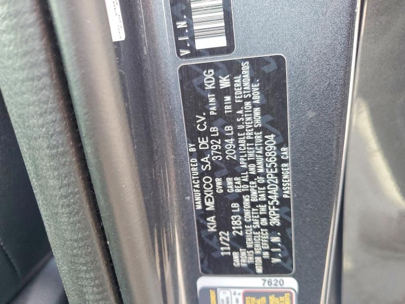 Aukcja sprzedaży 2023 Kia Forte, vin: 3KPF54AD2PE568904, numer aukcji: 62155196