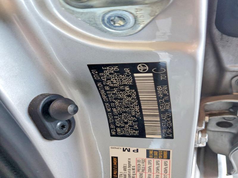 Продаж на аукціоні авто 2022 Toyota Corolla, vin: JTNC4MBE9N3149624, номер лоту: 62879946