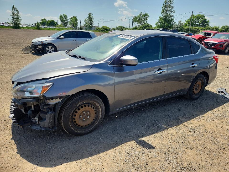 59275576 :رقم المزاد ، 3N1AB7AP7KY429389 vin ، 2019 Nissan Sentra مزاد بيع