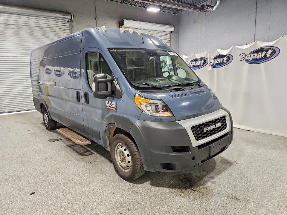 59746126 :رقم المزاد ، 3C6MRVJG2ME536162 vin ، 2021 Ram Promaster 3500 مزاد بيع