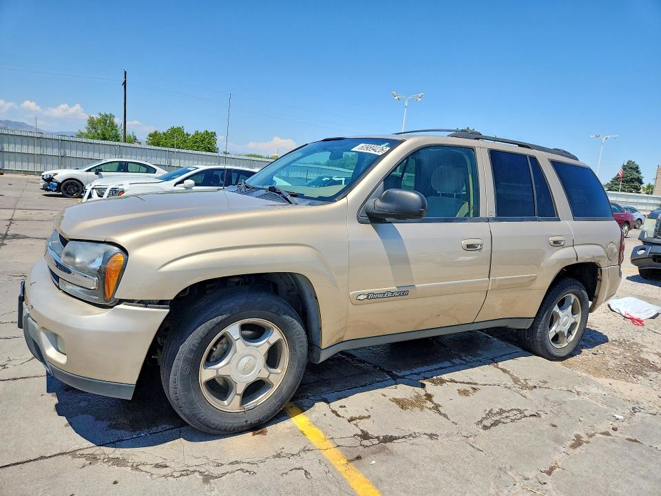 60989426 :رقم المزاد ، 1GNDT13S342201999 vin ، 2004 Chevrolet Trailblazer مزاد بيع