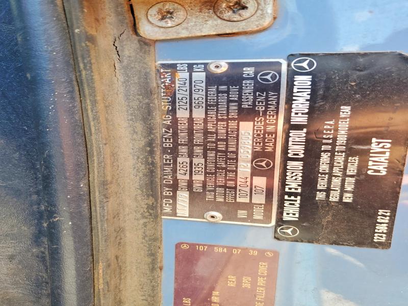 Продажа на аукционе авто 1980 Mercedes-benz 450sl, vin: 10704412059805, номер лота: 60697676