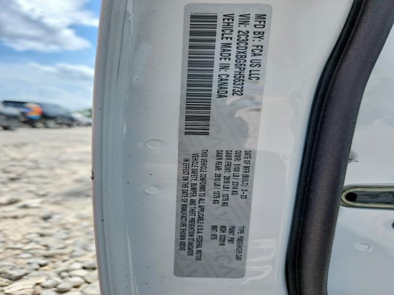59323456 :رقم المزاد ، 2C3CDXBG6PH563732 vin ، 2023 Dodge Charger مزاد بيع