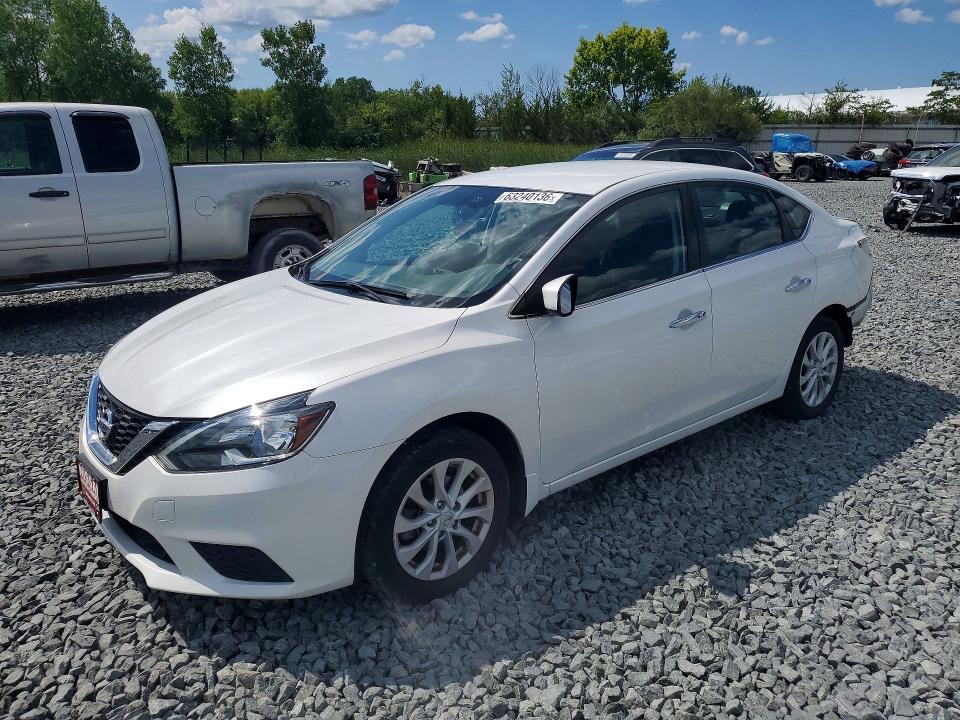 63240136 :رقم المزاد ، 3N1AB7AP2KY447069 vin ، 2019 Nissan Sentra مزاد بيع