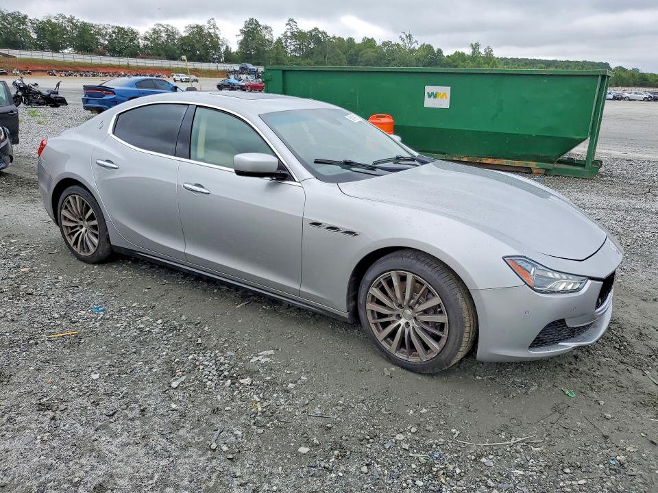 2015 Maserati Ghibli მანქანა იყიდება აუქციონზე, vin: ZAM57RTA1F1135402, აუქციონის ნომერი: 62476976