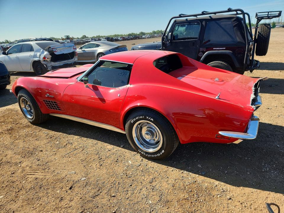 Aukcja sprzedaży 1972 Chevrolet Corvette, vin: 1Z37W2S526742, numer aukcji: 63120846