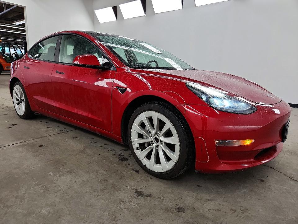 60839046 :رقم المزاد ، 5YJ3E1EB1NF290644 vin ، 2022 Tesla Model 3 مزاد بيع