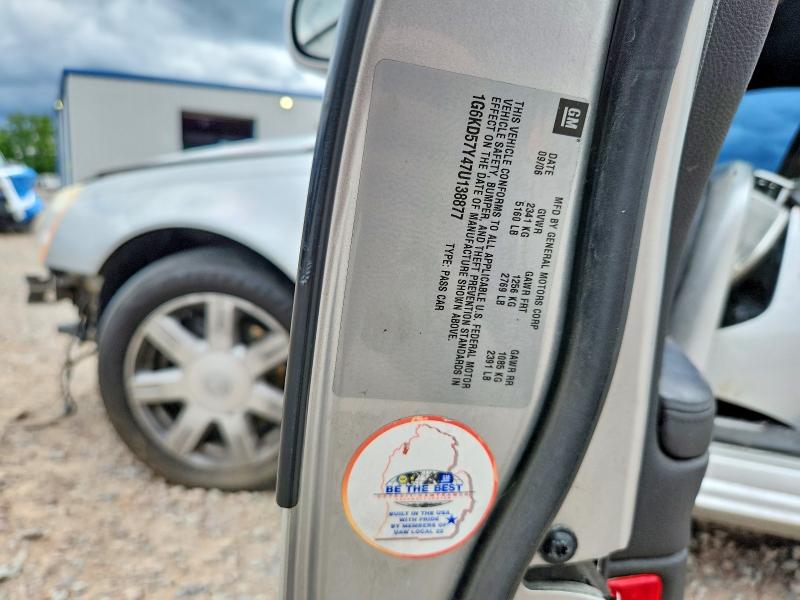 Aukcja sprzedaży 2007 Cadillac Dts, vin: 1G6KD57Y47U138877, numer aukcji: 62119556