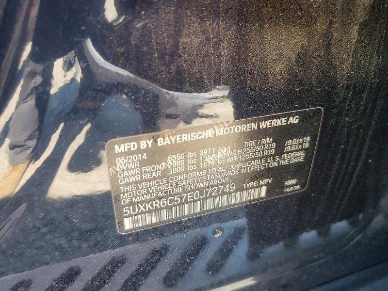 Продажа на аукционе авто 2014 Bmw X5, vin: 5UXKR6C57E0J72749, номер лота: 60897526