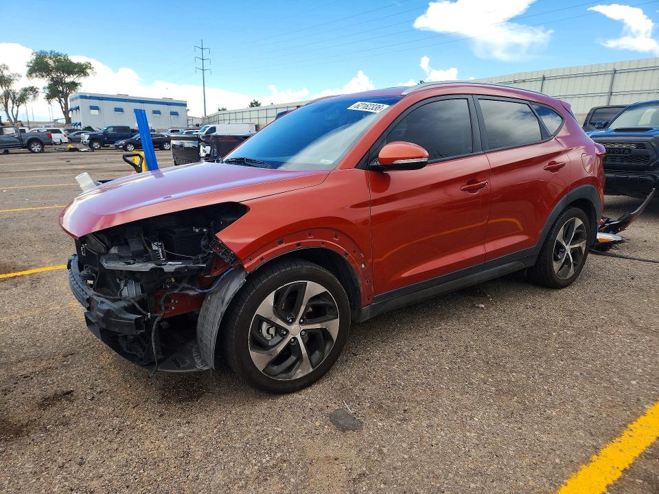 Продажа на аукционе авто 2016 Hyundai Tucson, vin: KM8J33A28GU058434, номер лота: 62162336