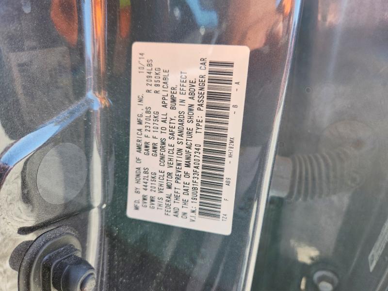 Aukcja sprzedaży 2015 Acura Tlx, vin: 19UUB1F33FA007340, numer aukcji: 61860606