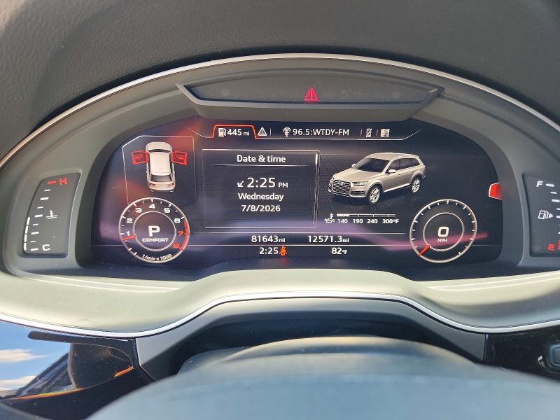 60319626 :رقم المزاد ، WA1LAAF72KD046682 vin ، 2019 Audi Q7 مزاد بيع