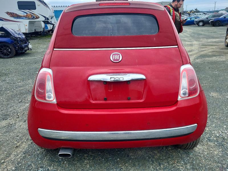 59582106 :رقم المزاد ، 3C3CFFER1CT313205 vin ، 2012 Fiat 500 مزاد بيع