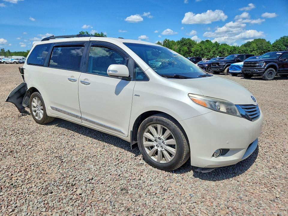 2017 Toyota Sienna მანქანა იყიდება აუქციონზე, vin: 5TDDZ3DC9HS156334, აუქციონის ნომერი: 59986716