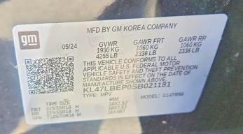 63428116 :رقم المزاد ، KL47LBEP0SB021181 vin ، 2025 Buick Envista مزاد بيع