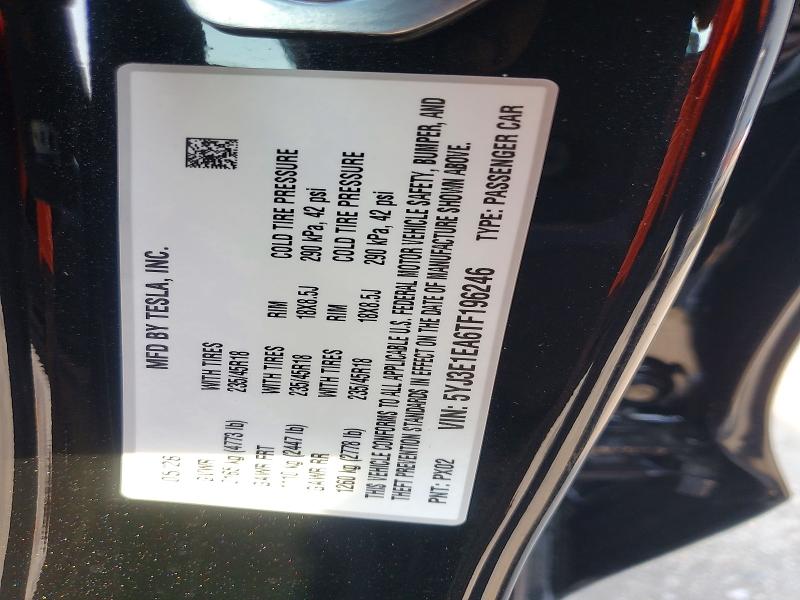 Продажа на аукционе авто 2026 Tesla Model 3, vin: 5YJ3E1EA6TF196246, номер лота: 62398036