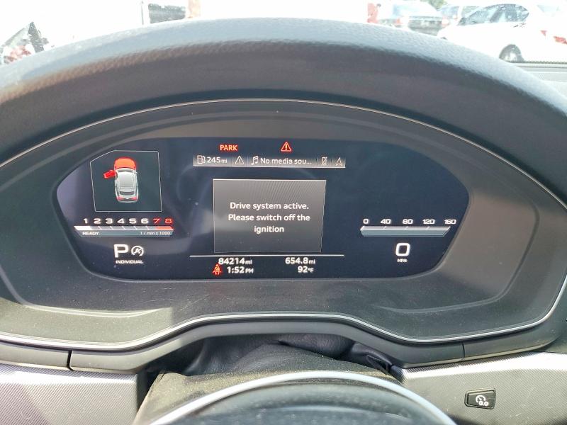 Aukcja sprzedaży 2023 Audi A5, vin: WAUFACF58PA058225, numer aukcji: 60530016