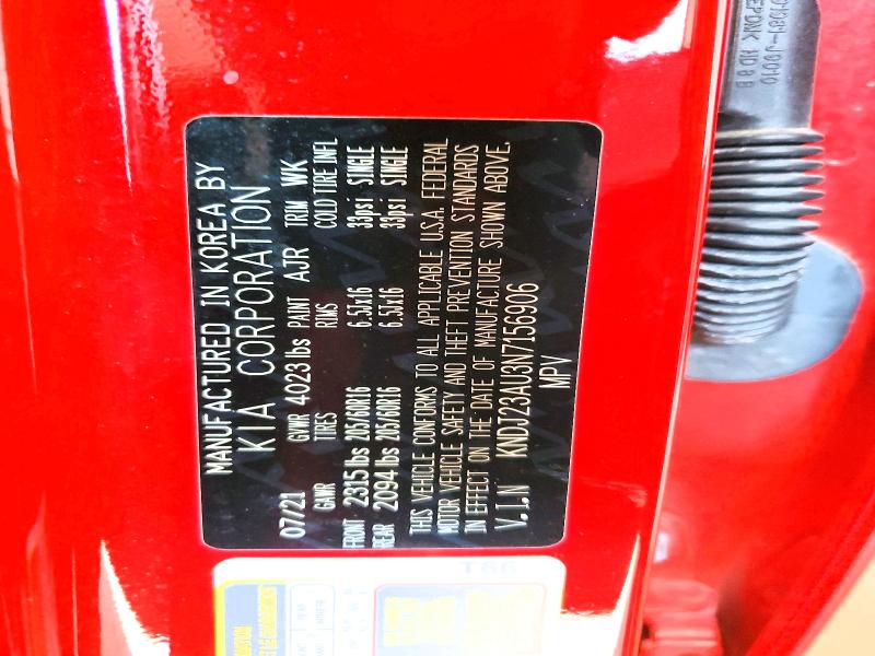 Aukcja sprzedaży 2022 Kia Soul, vin: KNDJ23AU3N7156906, numer aukcji: 61319986