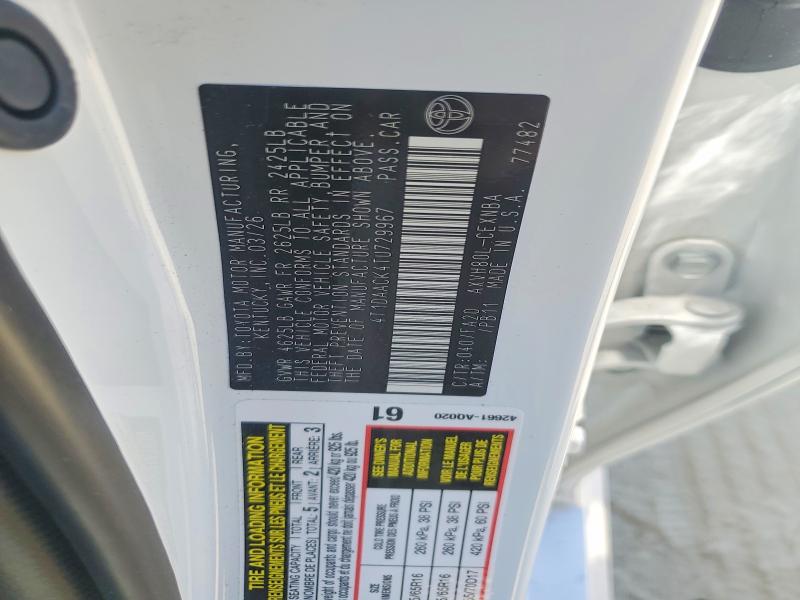 Продажа на аукционе авто 2026 Toyota Camry, vin: 4T1DAACK4TU729967, номер лота: 60084876