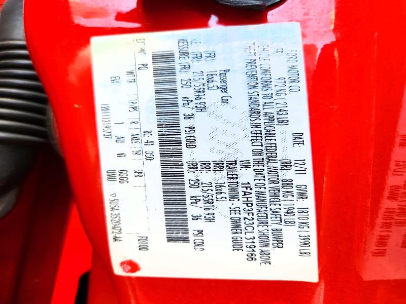 Продаж на аукціоні авто 2012 Ford Focus, vin: 1FAHP3F23CL319166, номер лоту: 61718676