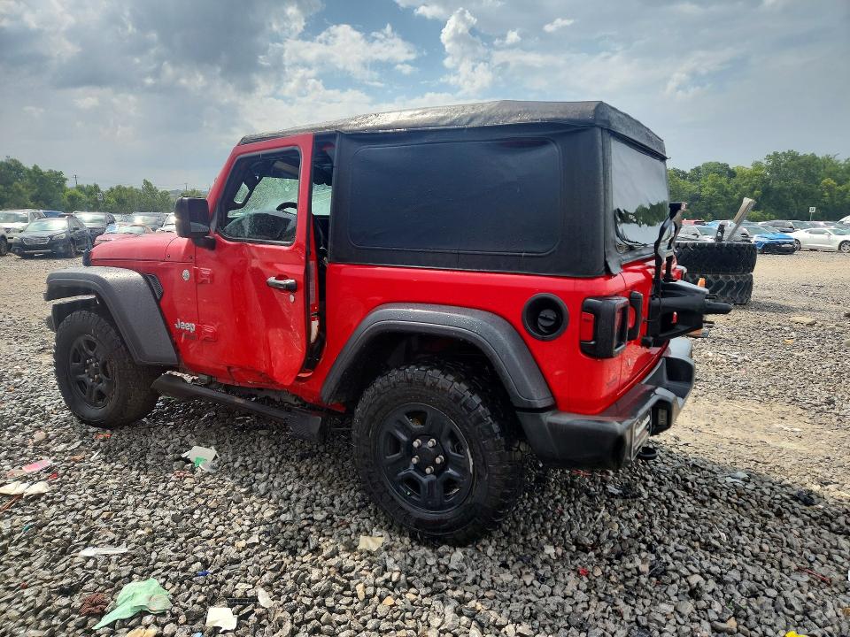 60051476 :رقم المزاد ، 1C4GJXAN2JW222293 vin ، 2018 Jeep Wrangler مزاد بيع