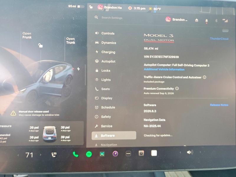 Aukcja sprzedaży 2022 Tesla Model 3, vin: 5YJ3E1EC7NF329939, numer aukcji: 63036076