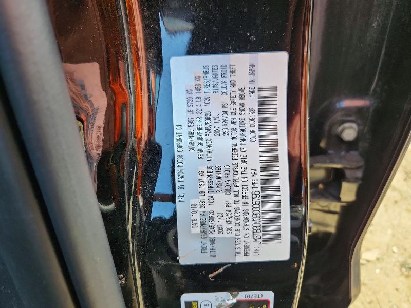 Продаж на аукціоні авто 2011 Mazda Cx-9, vin: JM3TB3DV0B0305796, номер лоту: 60303276