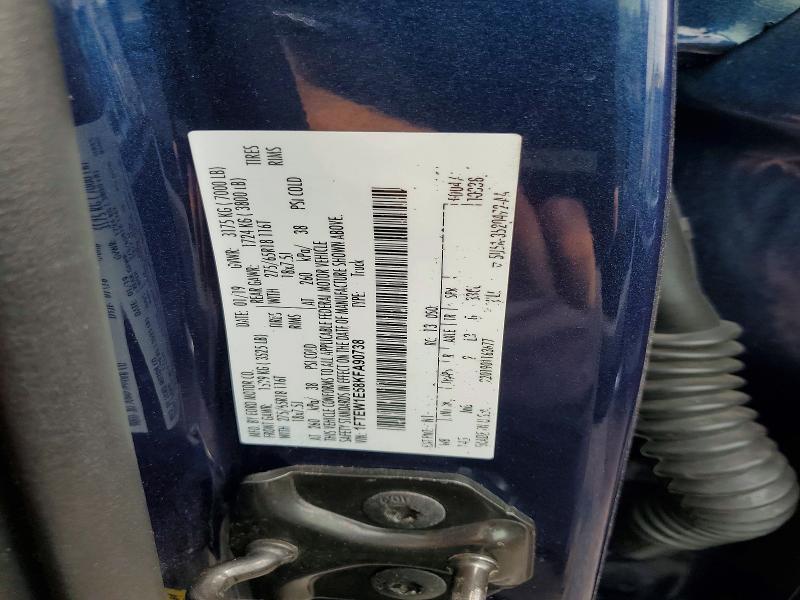 Продаж на аукціоні авто 2019 Ford F150, vin: 1FTEW1E58KFA90738, номер лоту: 60978626